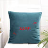 Gift Best Husband Ever - Personalized Velvet Pocket Cushion - Blue