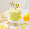 Gift Best Mom Ever Ombre Cream Mini Cake (300 Gm)