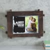 Gift Best Mom Personalized Stone Photo Frame