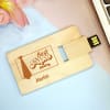 Gift Best Papa Personalised Wooden Pen Drive