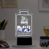 Gift Best Papa - Personalized LED Lamp