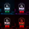 Buy Best Papa - Personalized Wooden Finish Base LED Lamp