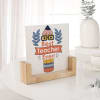 Gift Best Teacher Ever Double-Sided Frame And Chocolate Combo