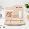 Shop Best Teacher Personalized Wooden Desk Organiser