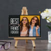 BFF Personalized Photo Canvas With Easel Stand Online