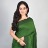 Buy Bhagalpuri Handloom Linen Saree - Green