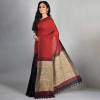 Gift Bhagalpuri Handloom Linen Saree - Maroon