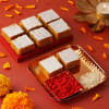 Bhai Dooj Tikka Thali with Sweets Online