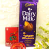 Bhaidooj Tikka with Dairy Milk Chocolate Bar Online