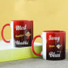 Shop Bhaiya Bhabhi Rakhi & Personalized Mugs (Set of 2)