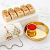 Bhaiya Bhabhi Rakhi With Milk Cake Online