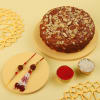 Bhaiya Bhabhi Rakhis with  Almond Cakes Online