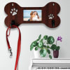 Big Bone Leash Holder Photo Frame - Dark Cherry Wood Online