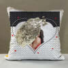 Gift Big Heart Personalized Sequin Cushion