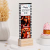 Gift Birthday Bliss Personalized Photo Wooden Stand