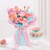 Birthday Bliss Treats And Blooms Combo Online