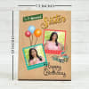 Shop Birthday Personalized Wooden Photo Frame for Sister
