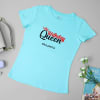 Birthday Queen Personalized Cotton T-Shirt - Mint Online