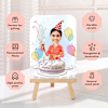 Gift Birthday Wishes Personalized Photo Frame With Stand For Her