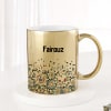 Gift Bismillah Personalized Metallic Gold Mug