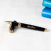 Gift Black And Gold Personalized Rollerball Pens (Set of 2)