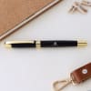 Gift Black And Golden Metal Roller Pen -Customized With Logo