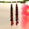 Black and Red Danglers Online
