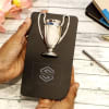 Buy Black And Silver Metal Table Trophy - Customize With Logo