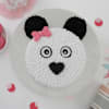 Gift Black and White Teddy Bear Cake 