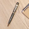 Black Doctor Clip Ball Pen - Customized with Name Online