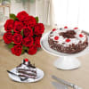 Black Forest Cake N Roses Online