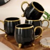 Gift Black Grace Set of 6 Tea Cups