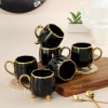 Black Grace Set of 6 Tea Cups Online
