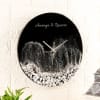 Gift Black Resin Personalized Wall Clock