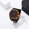 Gift Black Silicon Strap Watch For Kids