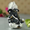Gift Black & Silver Lord Ganesha Idol