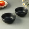 Buy Black Stoneware Bowls - Set of 2