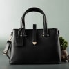 Gift Black Trendy Handbag For Women