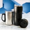 Gift Black Tumbler With Coffee Mug