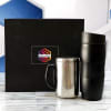 Black Tumbler With Coffee Mug - Customize With Logo Online