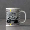 Gift Black & Yellow Vintage Personalized Anniversary Mug