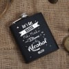 Gift Blame it on the Alcohol Personalized Hip Flask