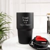 Buy Blessed And Coffee-Obsessed Personalized Black Sipper