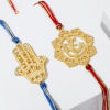 Blessings In Disguise Set of 2 Filigree Rakhis Online