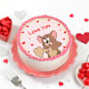 Blissful Love Cake (Half Kg) Online