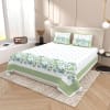Blissful Veggie Green King Bedsheet Set Online