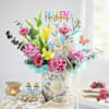 Gift Blooming Blue Birthday
