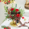 Gift Blooming Christmas in Rose Gold Vase