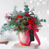 Gift Blooming Christmas in Rose Gold Vase