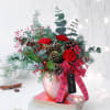 Blooming Christmas in Rose Gold Vase Online